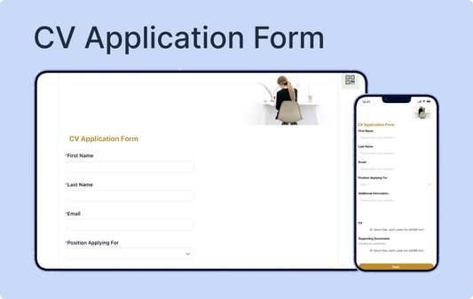 Mẫu đơn ứng tuyển CV